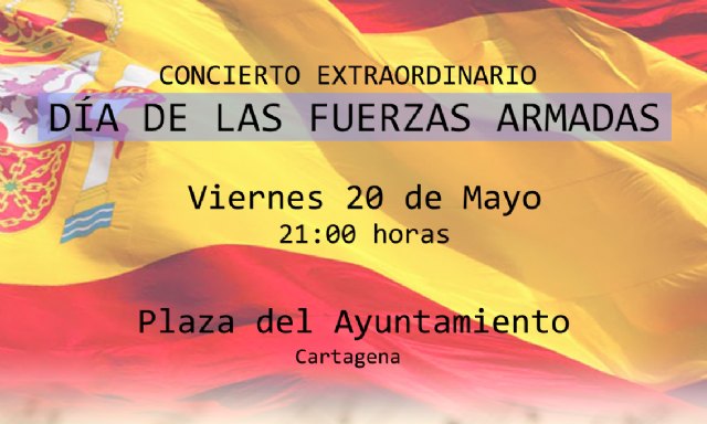 El Día de las Fuerzas Armadas animará la Plaza del Ayuntamiento con un concierto el viernes