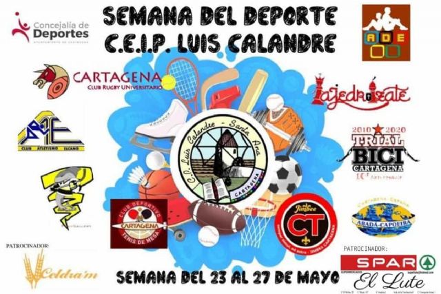 El CEIP Luis Calandre celebrará la Semana del Deporte