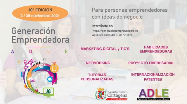 La ADLE abre el plazo para participar en la décima edición de Generación Emprendedora Creación