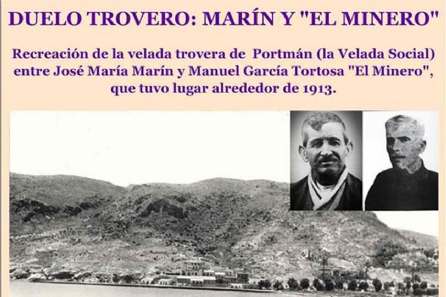El festival de poesía Deslinde recrea la velada trovera de 1913 en Portmán