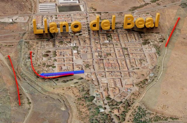 Luz verde a la licitación del interceptor de pluviales de El Llano del Beal por parte del Ayuntamiento