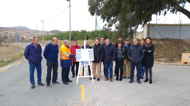 Fomento invierte más de 120.000 euros en mejorar la carretera que une la diputación de Perín con Cartagena