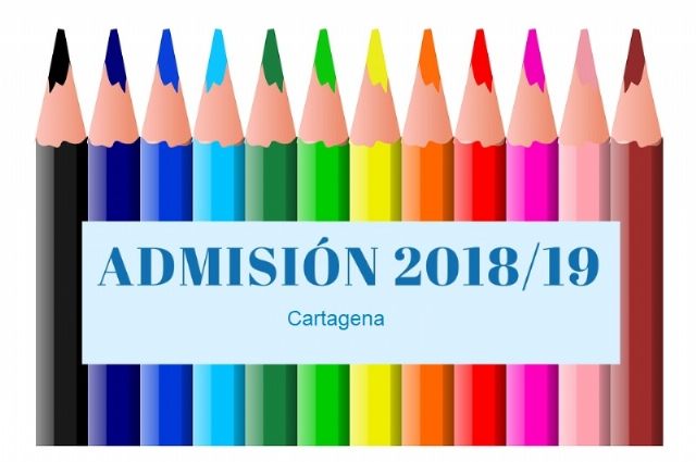 Se adelantan un mes los plazos para pedir plaza en los centros publicos y concertados de Cartagena