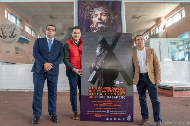 La imagen de Jesús Nazareno conmemora con una gala su 75 aniversario