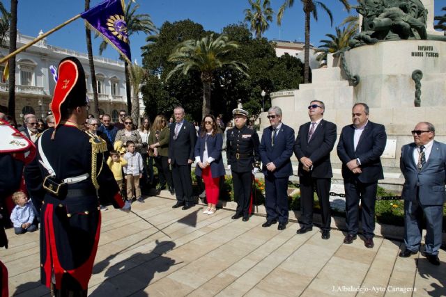 Los granaderos marrajos homenajearon un año mas al heroe Martin Alvarez