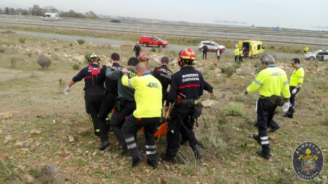 Rescatan a un senderista herido en el Cerro de San Gines