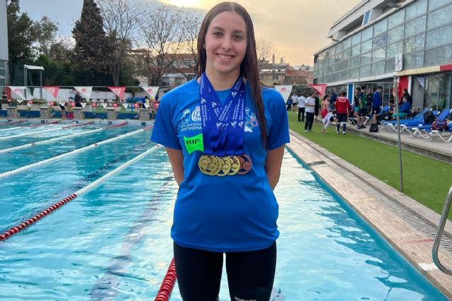 El Club Natación Marina Cartagena Ancora logra 5 medallas en el Campeonato de España Infantil de Invierno