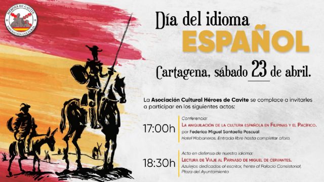 Celebración del día del idioma español en el Mundo en Cartagena y en 23 ciudades más
