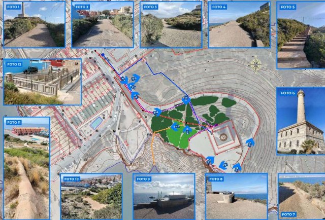 La Autoridad Portuaria de Cartagena comienza a trabajar en la mejora del entorno del Faro de Cabo de Palos