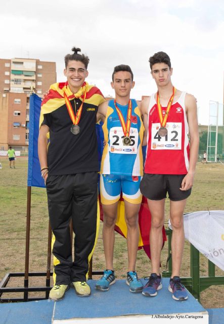 Cartagena cierra el fin de semana como sede del Campeonato de España de Atletismo Cadete