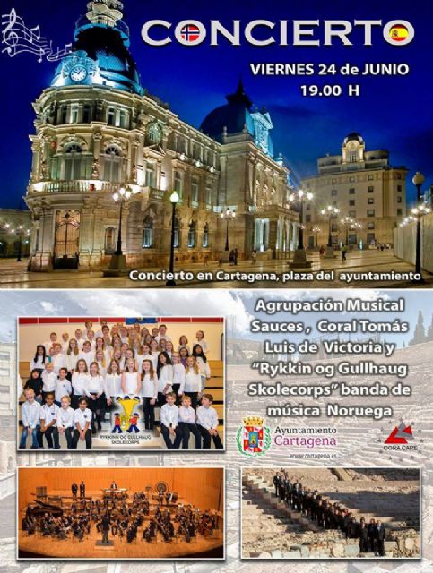 Músicos noruegos actuarán este viernes en Cartagena a ritmo de pasodoble