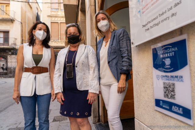 Un código QR identificará a los comercios adheridos a Cartagena Market en la puerta de sus establecimientos