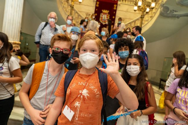 Alumnos y profesores europeos visitan Cartagena para evitar el absentismo con el programa Erasmus