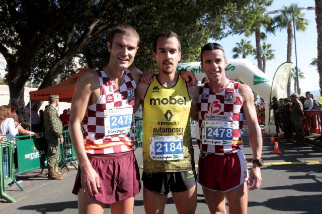 Ivan Hernandez Ilan y Wafiya Benali vencen en el Cross de Artilleria de Cartagena