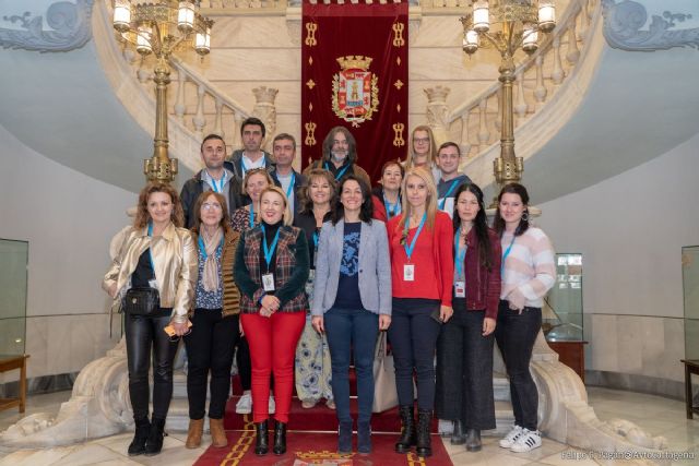 Docentes de Austria, Reino Unido, Turquía, Grecia y España del Programa ERASMUS+ visitan el Palacio Consistorial