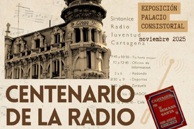 Una exposición conmemorará a partir de este lunes el centenario de la radio en Cartagena