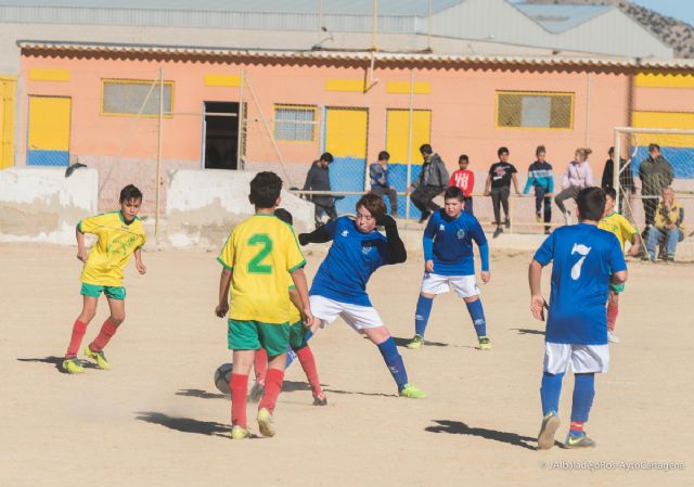 Publicados los horarios de la novena jornada de la Liga Comarcal de Futbol Base