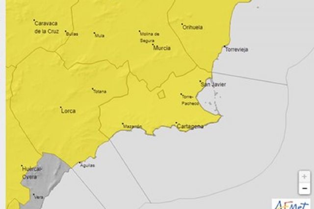 Activada la preemergencia municipal por el aviso de lluvias de hasta 60 litros en doce horas