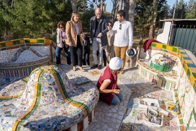 Finaliza la restauración del mirador y el cerramiento histórico del Huerto de las Bolas, en Santa Ana