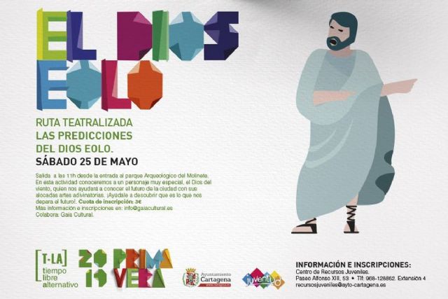 El Programa Tiempo Libre Alternativo de Juventud programa un encuentro con el Dios Eolo