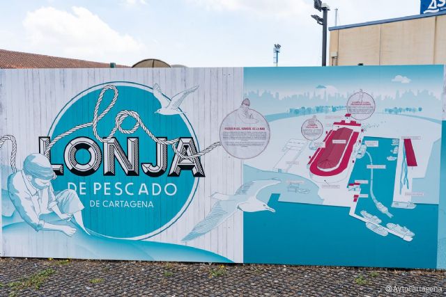 La Lonja de Santa Lucía se promociona con folletos, vídeos y paneles divulgativos