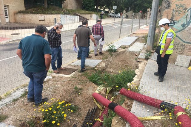 Continúan los trabajos para la reforma de la calle Sor Francisca Armendáriz