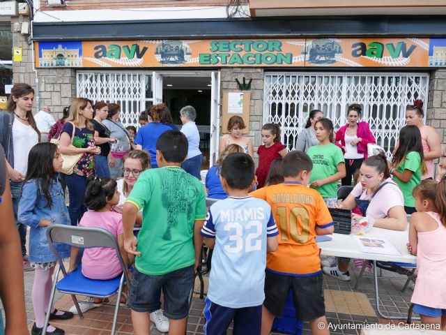 Continuan las fiestas populares del Sector Estacion con talleres, campeonatos deportivos, musica y actividades infantiles