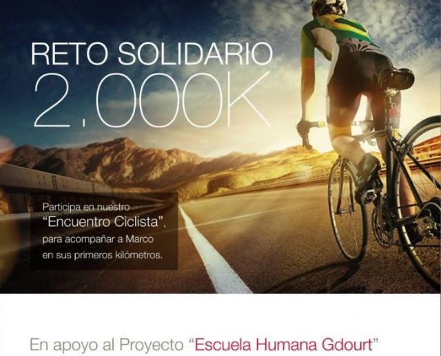 Marco Magnani llega a Cartagena en la cuarta etapa del reto solidario 2000K