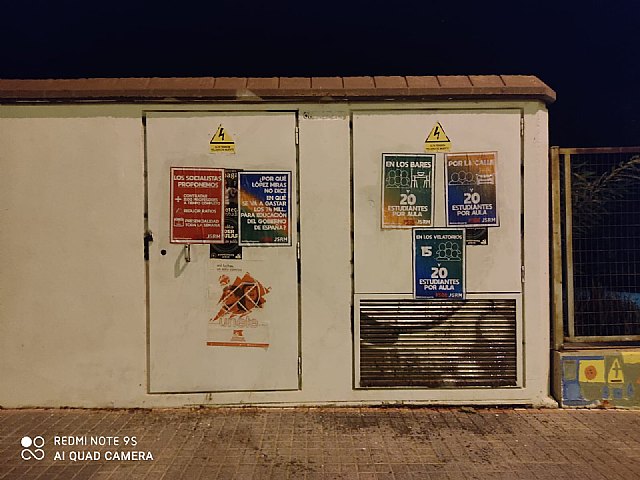 Juventudes Socialistas de Cartagena junto al Partido Socialista reivindican la seguridad en las aulas