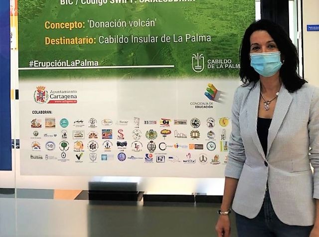 La Comunidad Educativa de Cartagena se vuelca con los afectados por el volcán de La Palma