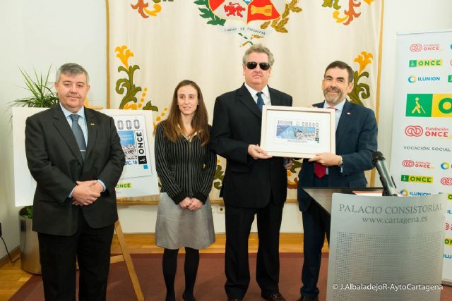 La ONCE refleja en un cupon el Año del Modernismo de Cartagena con la imagen del Gran Hotel