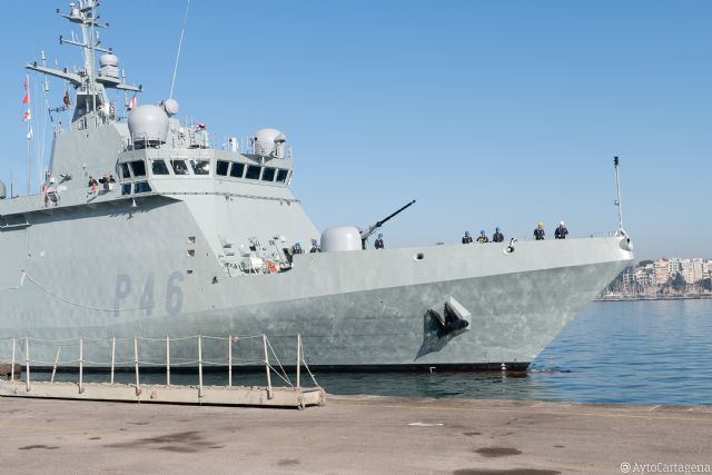 El buque de acción marítima ´Furor´ fija su base en Cartagena