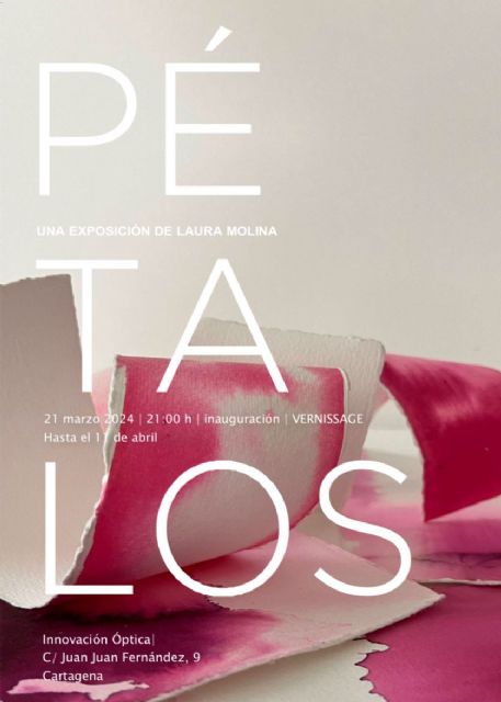 Laura Molina da la bienvenida a la primavera con su exposición `Pétalos´