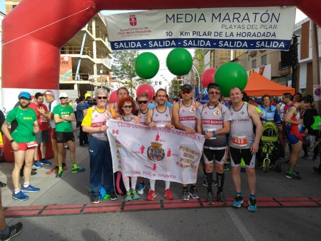 Éxitos del Club Cuatro Santos Cartagena en un fin de semana con participaciones en seis pruebas distintas