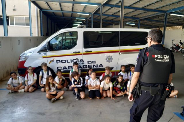39 centros educativos visitan el Parque de Seguridad de Cartagena durante este curso escolar