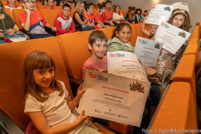 Alumnos de Primaria y ESO, premiados por sus trabajos sobre Cartagena Ciudad Transparente