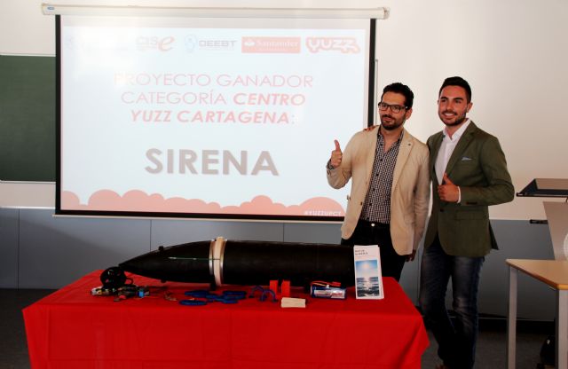 Alumnos de la UPCT que fabrican un submarino autónomo de inspección portuaria explicarán su proyecto en Silicon Valley