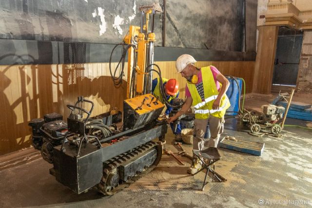 Comienzan las catas para ajustar el proyecto del Cine Central a las condiciones geofísicas del suelo