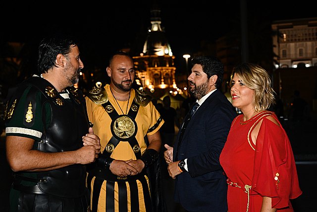 López Miras asiste a los actos de Carthagineses y Romanos