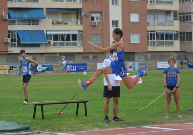 UCAM Atletismo Cartagena brilla en los trials Sub16 de Cartagena con varias clasificaciones para el Campeonato de España por Federaciones Autonómicas