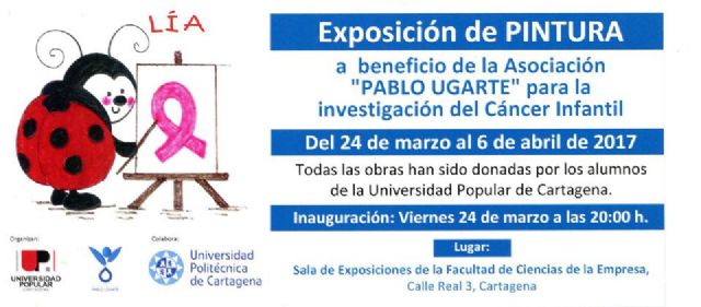 La Universidad Popular de Cartagena pone todo su arte a beneficio de la Asociación Pablo Ugarte