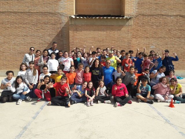 Jornada de atletismo en el colegio San Fulgencio de Pozo Estrecho con el Programa ADE