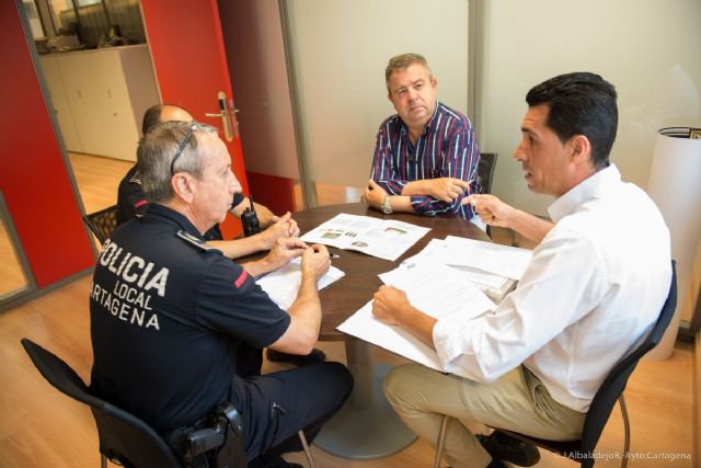 El Ayuntamiento analiza la seguridad vial del Polígono de Santa Ana