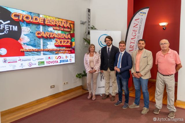 El Palacio de Deportes de Cartagena acoge el Campeonato de España de Tenis de Mesa