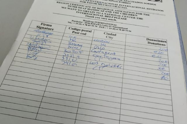 Policía Local de Cartagena interviene ante un supuesto caso de asociación benéfica falsa