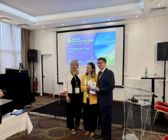 Cartagena recibe en Niza la certificación Green Marine Europe y se convierte en el primer puerto europeo en obtenerla