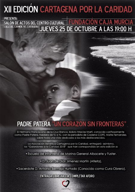 Entrega Galardones a la Caridad 2018 y charla del Padre Patera