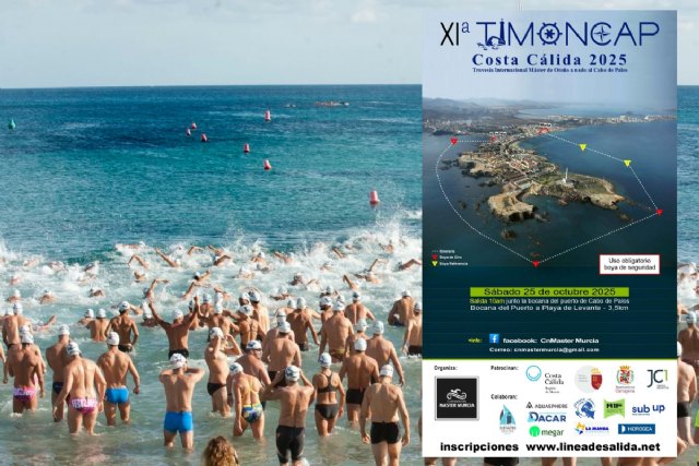 Más de 400 nadadores de toda España bordean el faro de Cabo de Palos este sábado