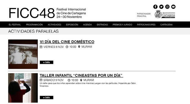 El FICC48 echa a rodar en Cartagena