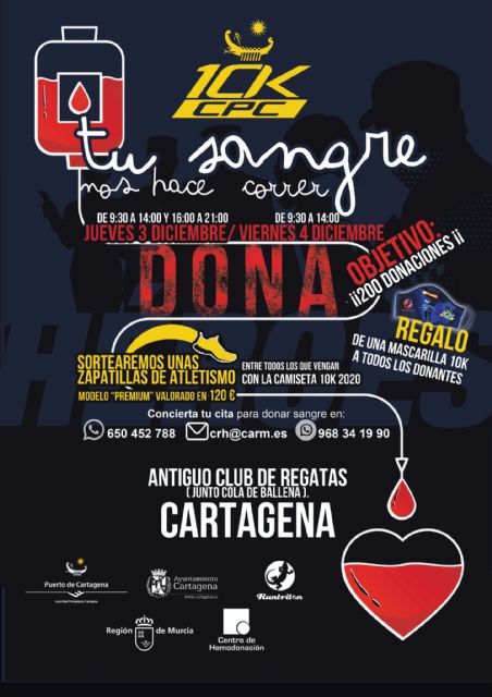 Campaña de donación de sangre 'Tu sangre nos hace correr'